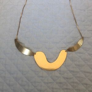 NWT Madewell Adjustable gold modern necklace